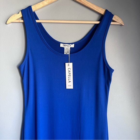 Royal Blue Scoop Neck Bodycon Maxi Dress 💙 - Picture 7 of 8